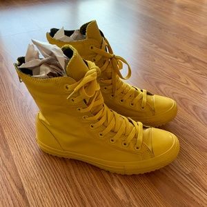 Converse waterproof high top rain boots
